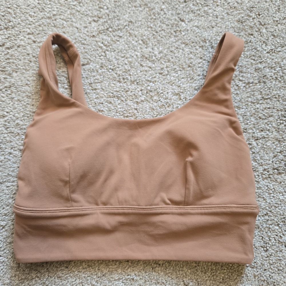 Lululemon Align Bra Size 4 A/B cup Nulu Tan
